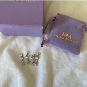 Melinda Marie diamondette drop earring charms